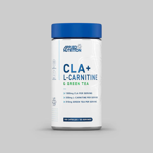 كبسولات أبلايد نيوترشن CLA L كارنيتين والشاي الأخضر - 100 كبسولة